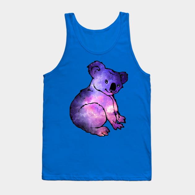 Galactic Koala Tank Top by ARTWORKandBEYOND